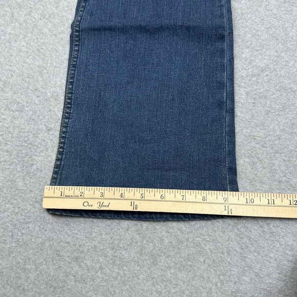 Signature Levi Strauss Jeans Womens‎ 8 Long Blue Bootcut Denim Stretch Y2K 2010 - Picture 15 of 16